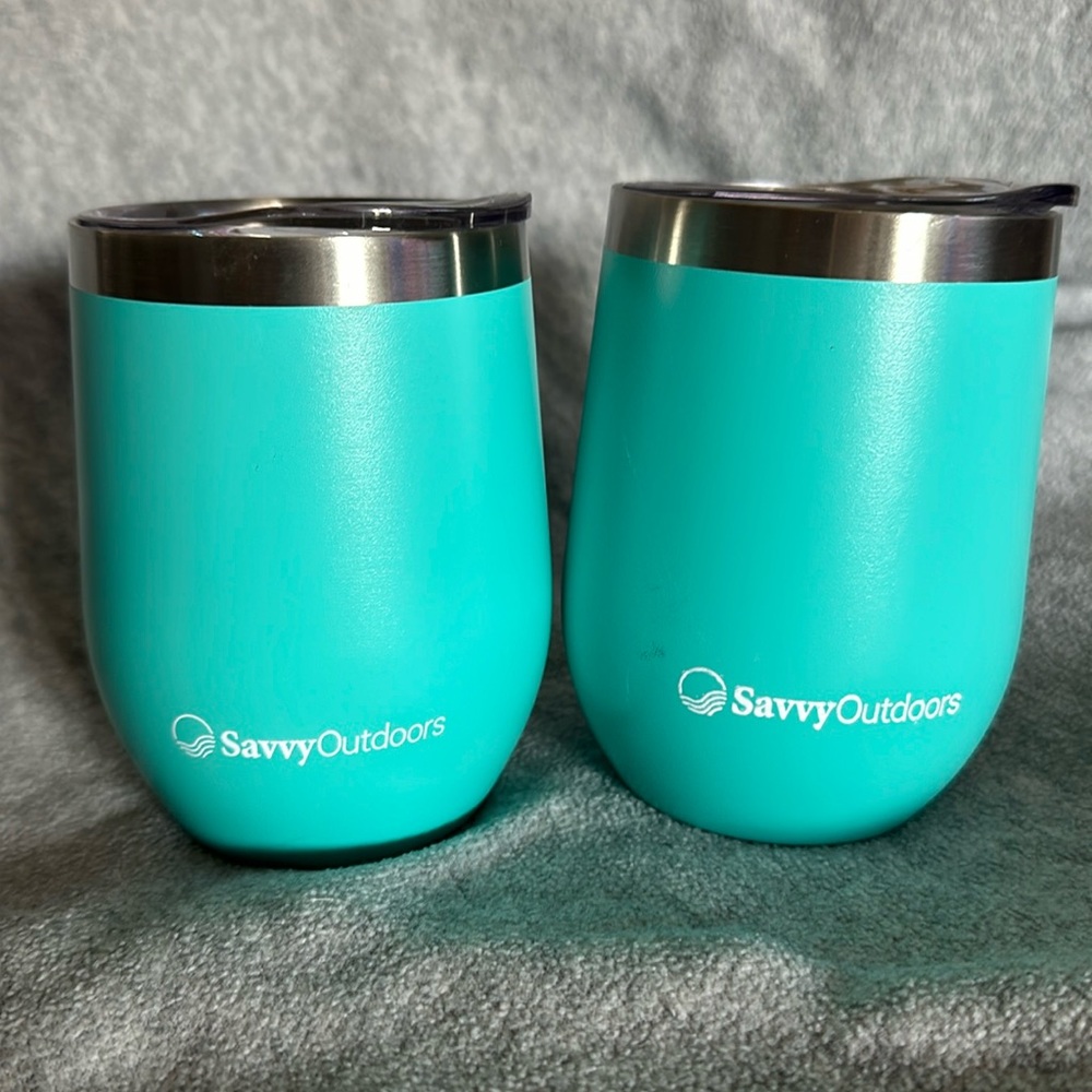 SavvyOutdoors insulated wine tumbler set (2)